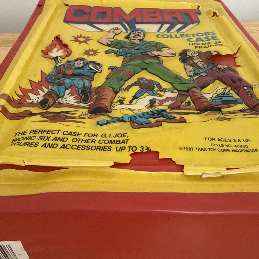 Vintage Tara Toys GI Joe Combat Collectors Case for Figures Read - Picture 6 of 14
